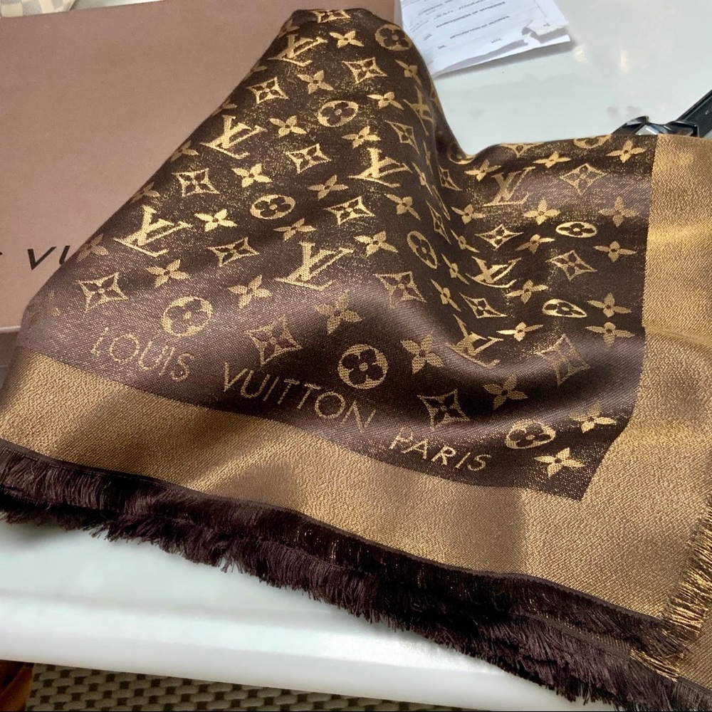Louis Vuitton silk scarf